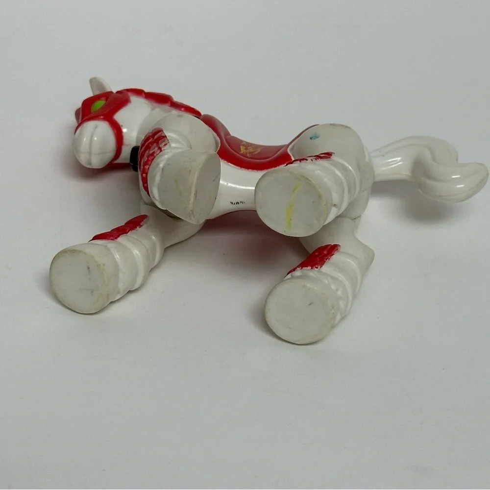 Imaginext White Red Ninja Samurai Horse Figure Fisher Price 2011